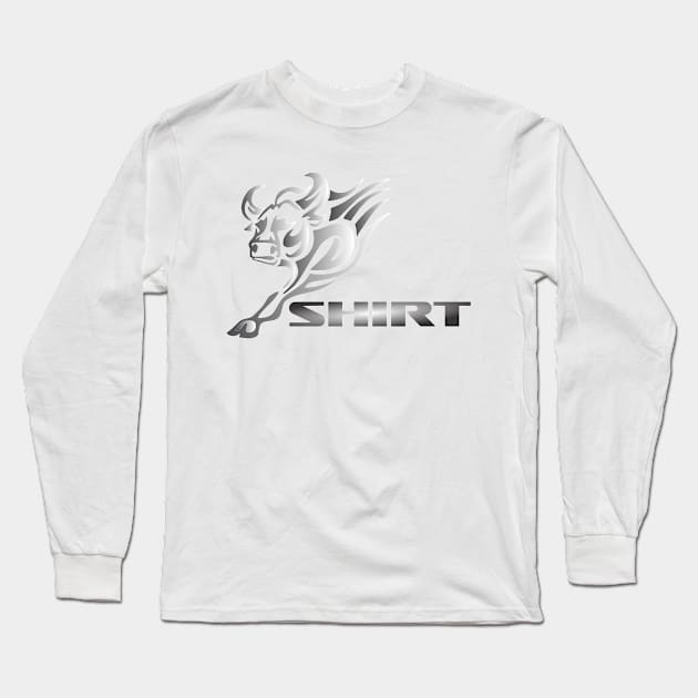 Bull Shirt Long Sleeve T-Shirt by BSquared